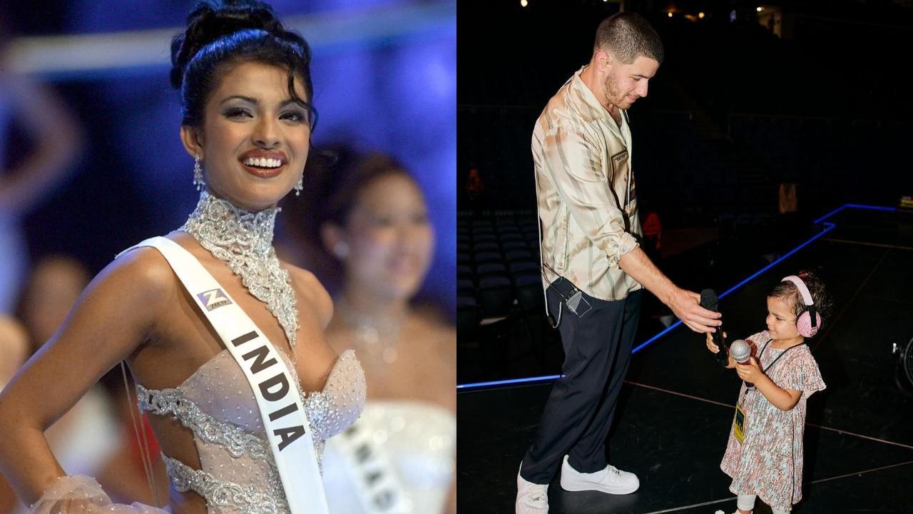 Nick performs at the same arena where Priyanka was crowned Miss World