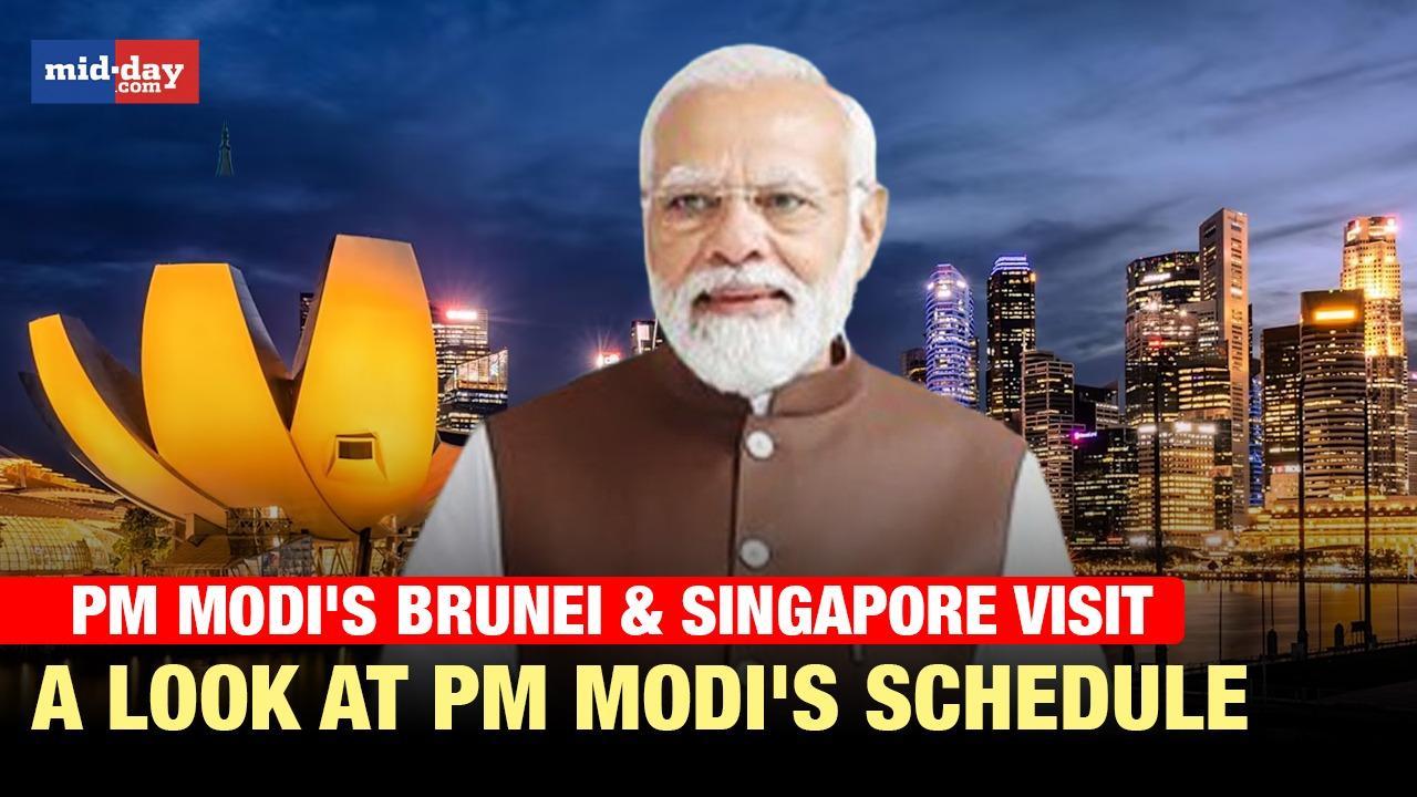  PM Modi's Brunei & Singapore visit: Watch key highlights of his schedule