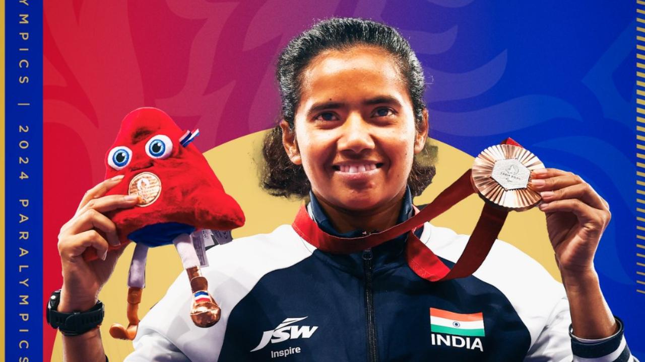 She scripted history during the ongoing Paris Paralympics 2024 as she became the first Indian woman track and field athlete to win two medals (both bronze) in the single edition of the Para Games