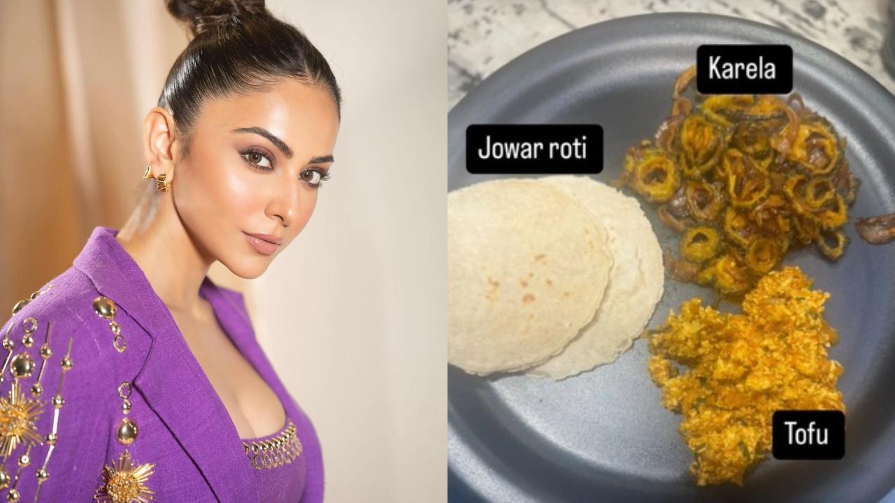 Rakul Preet Singh enjoys 'jowar roti, karela and tofu' on ‘De De Pyaar De 2' set