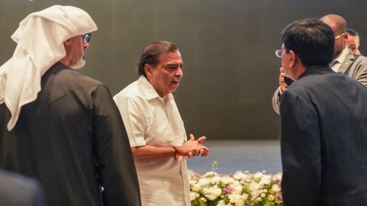 The India-UAE business forum was attended by several business leaders in Mumbai, including Reliance Industries chairman Mukesh Ambani