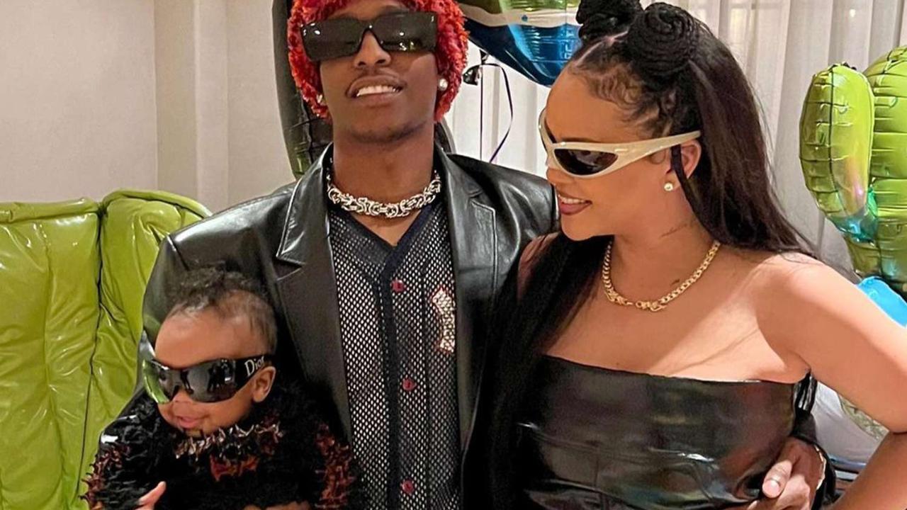 Rihanna shares hilarious video of son RZA trying to escape his playpen