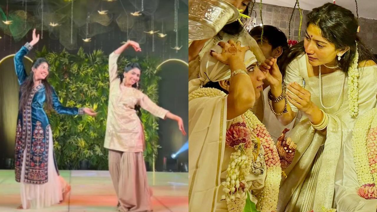 Sai Pallavi dances to 'Apsara Aali', 'London Thumakda' at sister's wedding