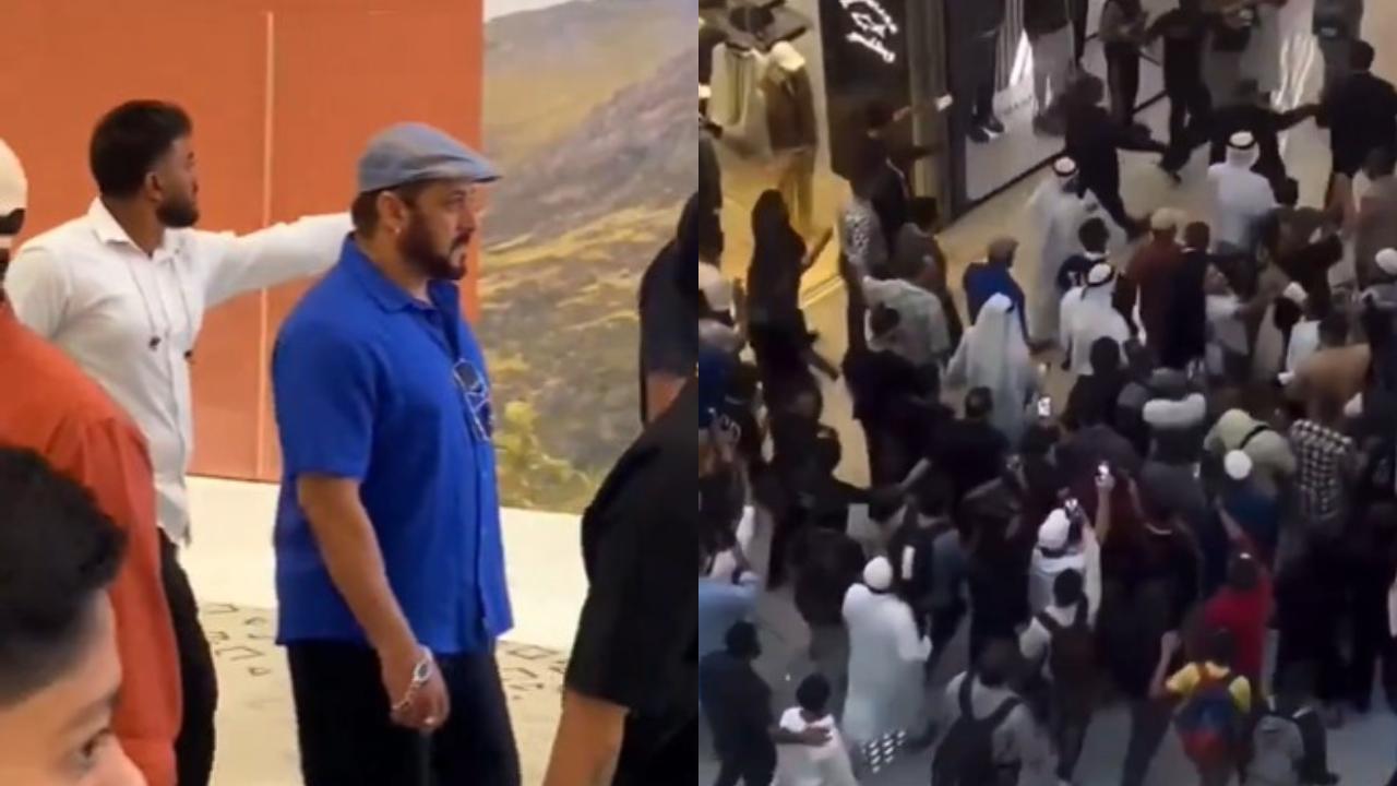 Fan frenzy at Dubai mall after Salman Khan spotted with heavy security