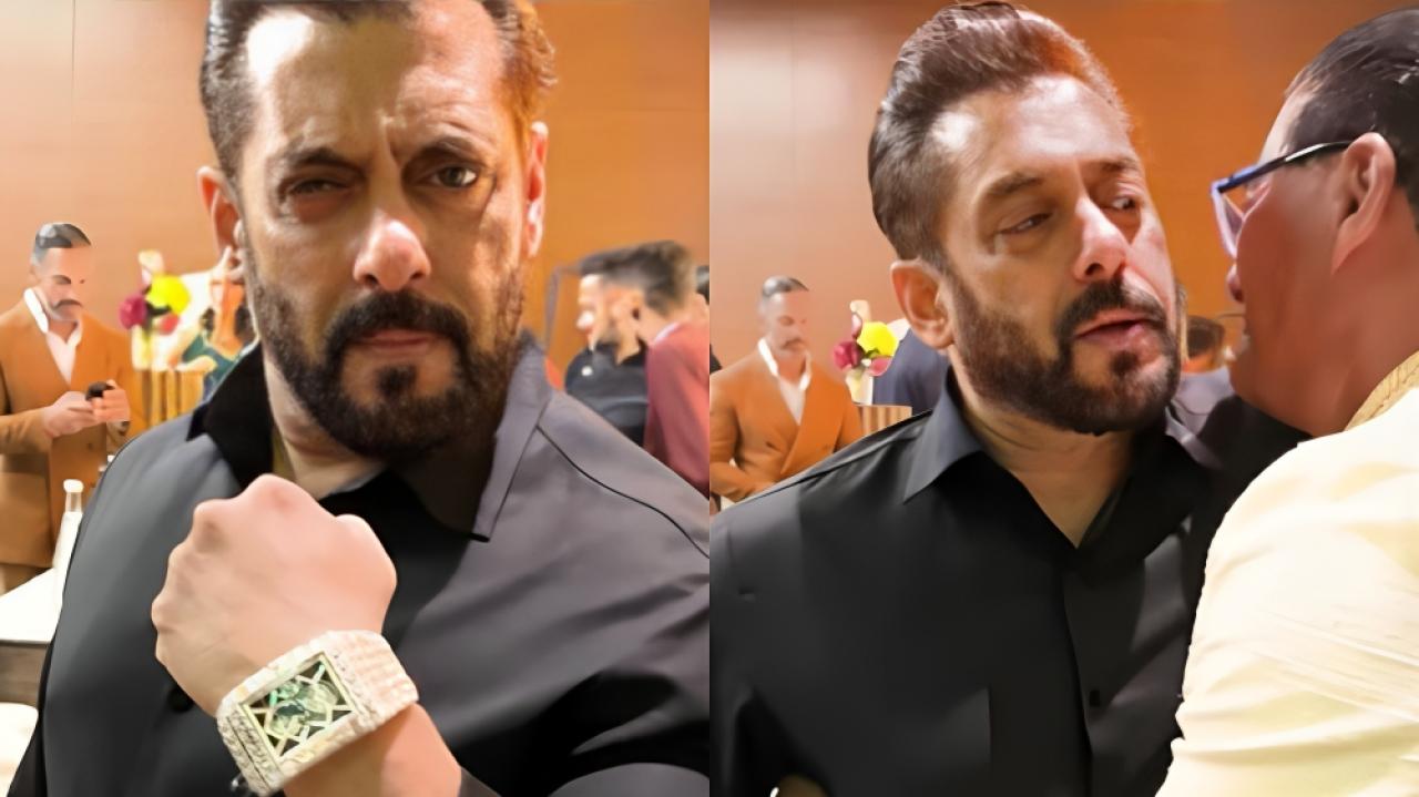 Salman Khan wears a diamond encrusted Billionaire III watch that could buy a small island!