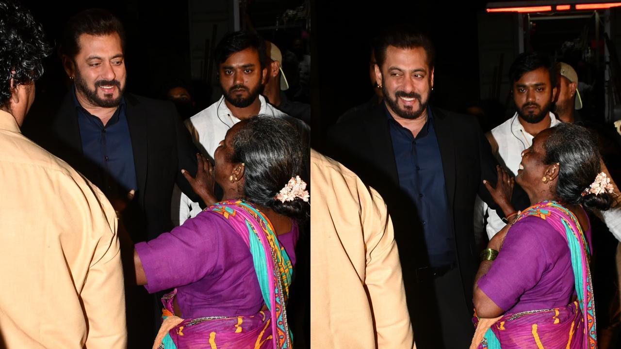 Watch: Old woman asks Salman Khan for saree ahead of Ganesh Chaturthi as he shoots for 'Bigg Boss 18' promo