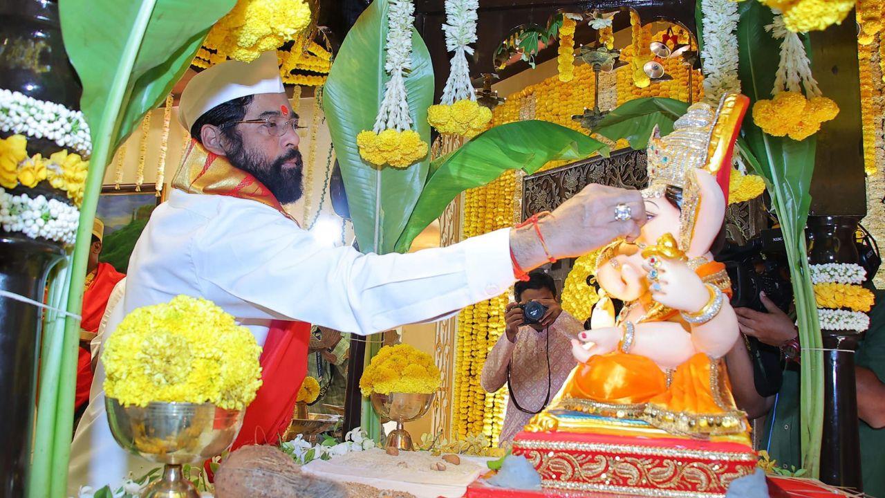 The Lalbaugcha Raja is one of Mumbai's most famous Ganesh idols, cared for by the Kambli family for over eight decades. The idol holds historical significance, dating back to 1934.
