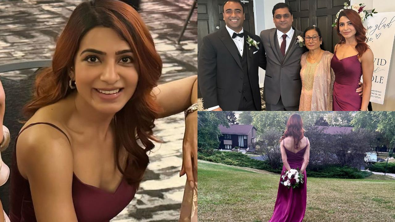 Samantha Ruth Prabhu stuns at brother David's Lake Geneva wedding, see pics