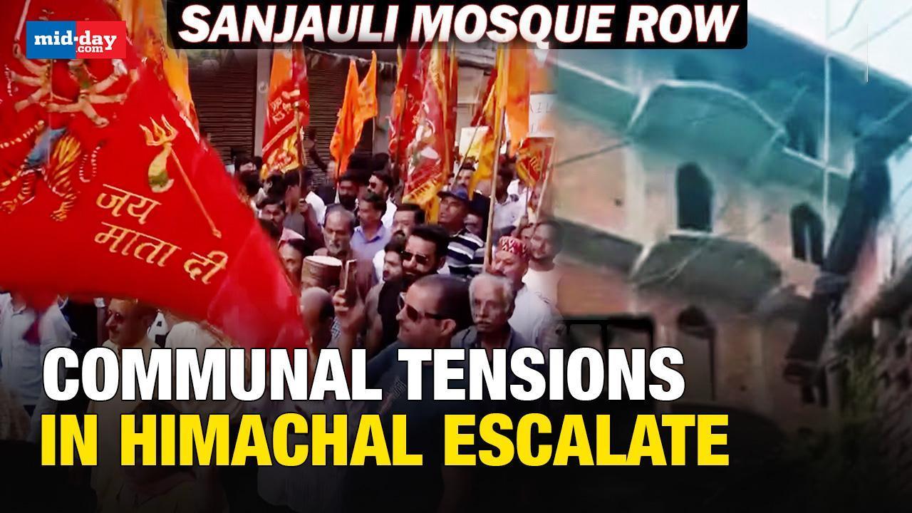 Sanjauli Mosque Row: Heavy police force deployed in Shimla amidst protests