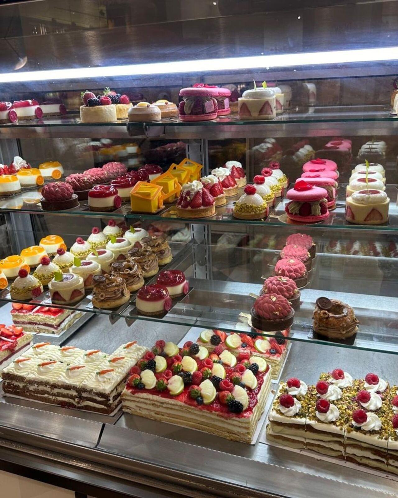 The family can be seen enjoying delicious pastries and spending time outdoors in London.