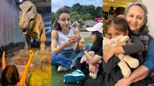 Soha Ali Khan enjoys London summer with mom Sharmila Tagore, daughter Inaaya