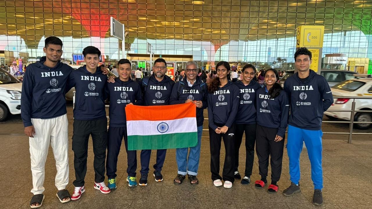 Four Somaiya Vidyavihar students to represent India at FISU World University Squash Championship in Johannesburg