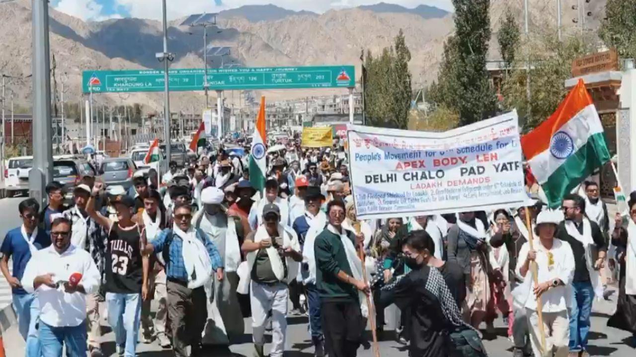 Sonam Wangchuk led ‘Delhi Chalo’ starts from Leh in support of 4-point agenda