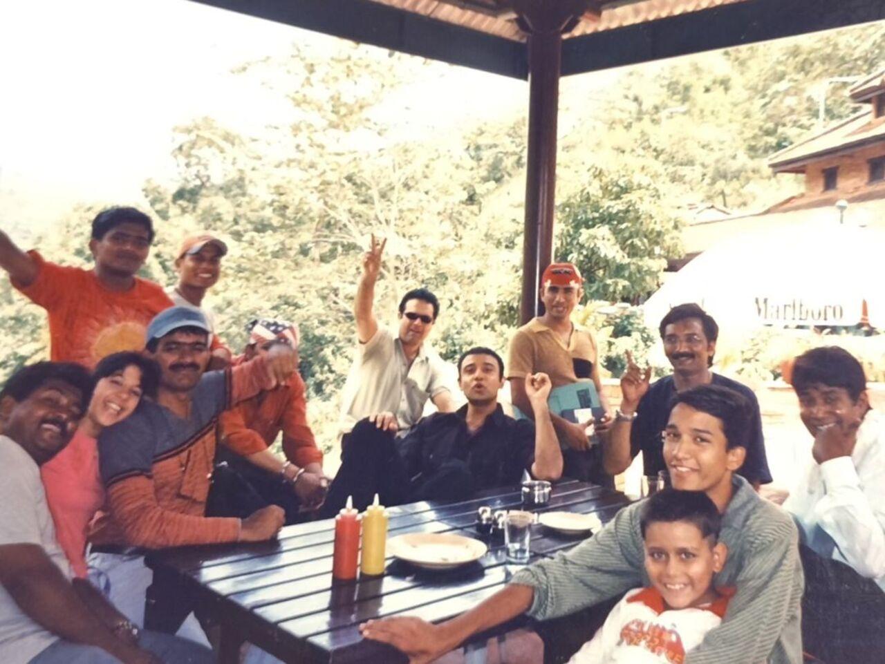 The crew having a gala time during the shoot in Nepal
