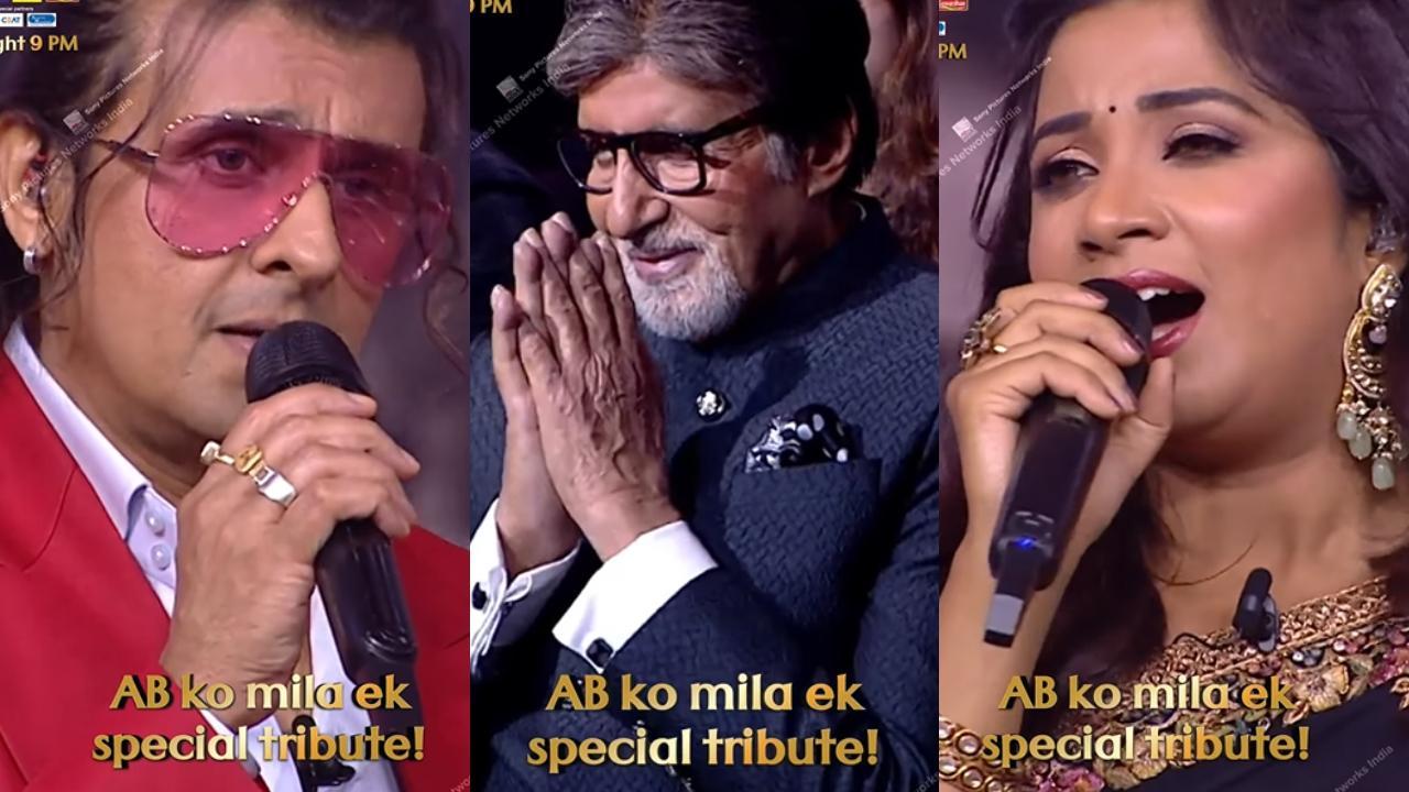 Big B's singer swap, pani puri vs phuchka debate: Top moments from Shreya Ghoshal & Sonu Nigam’s KBC episode