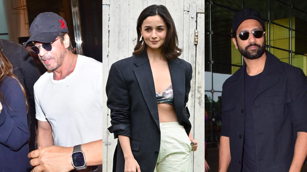 Spotted in the city: Shah Rukh Khan, Alia Bhatt, Vicky Kaushal, and others