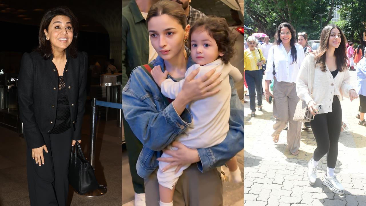 Spotted in the city: Raha’s cute moment with dadi Neetu Kapoor at Mumbai airport