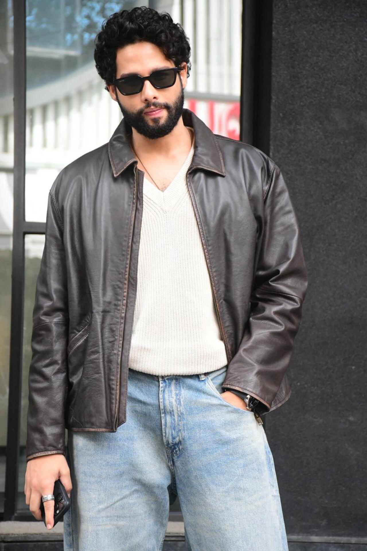 Actor Siddhant Chaturvedi was spotted at Excel Entertainment’s office ahead of his film ‘Yudhra’ release. 