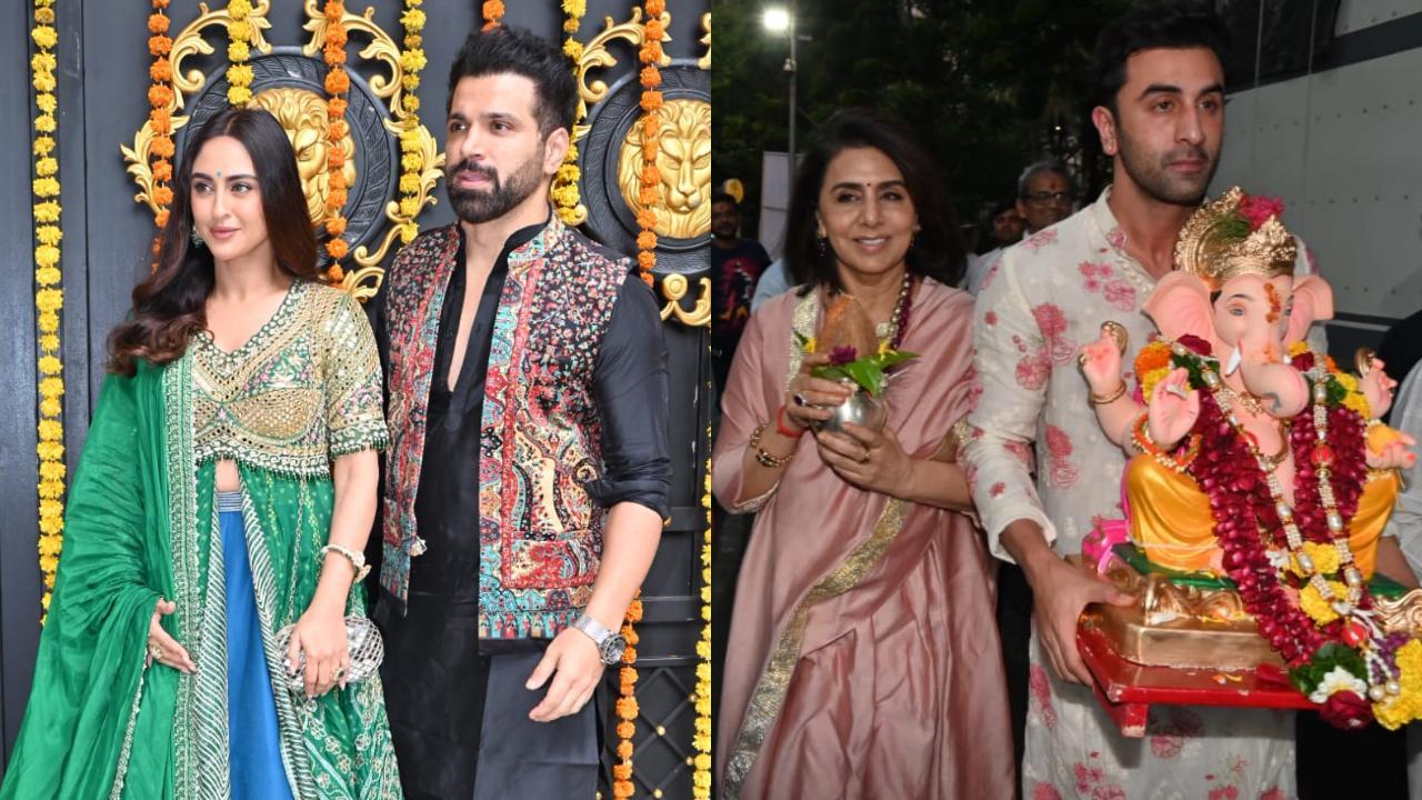 Spotted in the city: TV celebs at Ektaa’s Ganeshotsav, Ranbir Kapoor at Visarjan