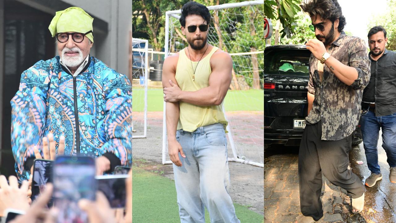 Spotted in the city: Amitabh Bachchan, Tiger Shroff, Arjun Kapoor & others