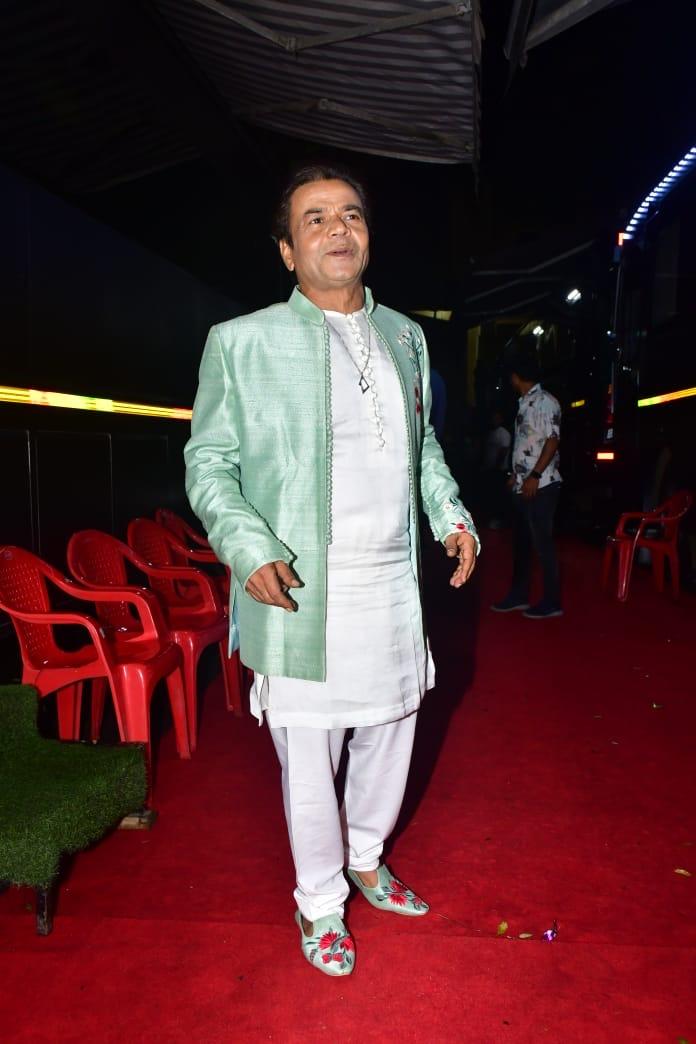 Rajpal Yadav looked in high spirits at the Bhool Bhulaiyaa 3 promotions