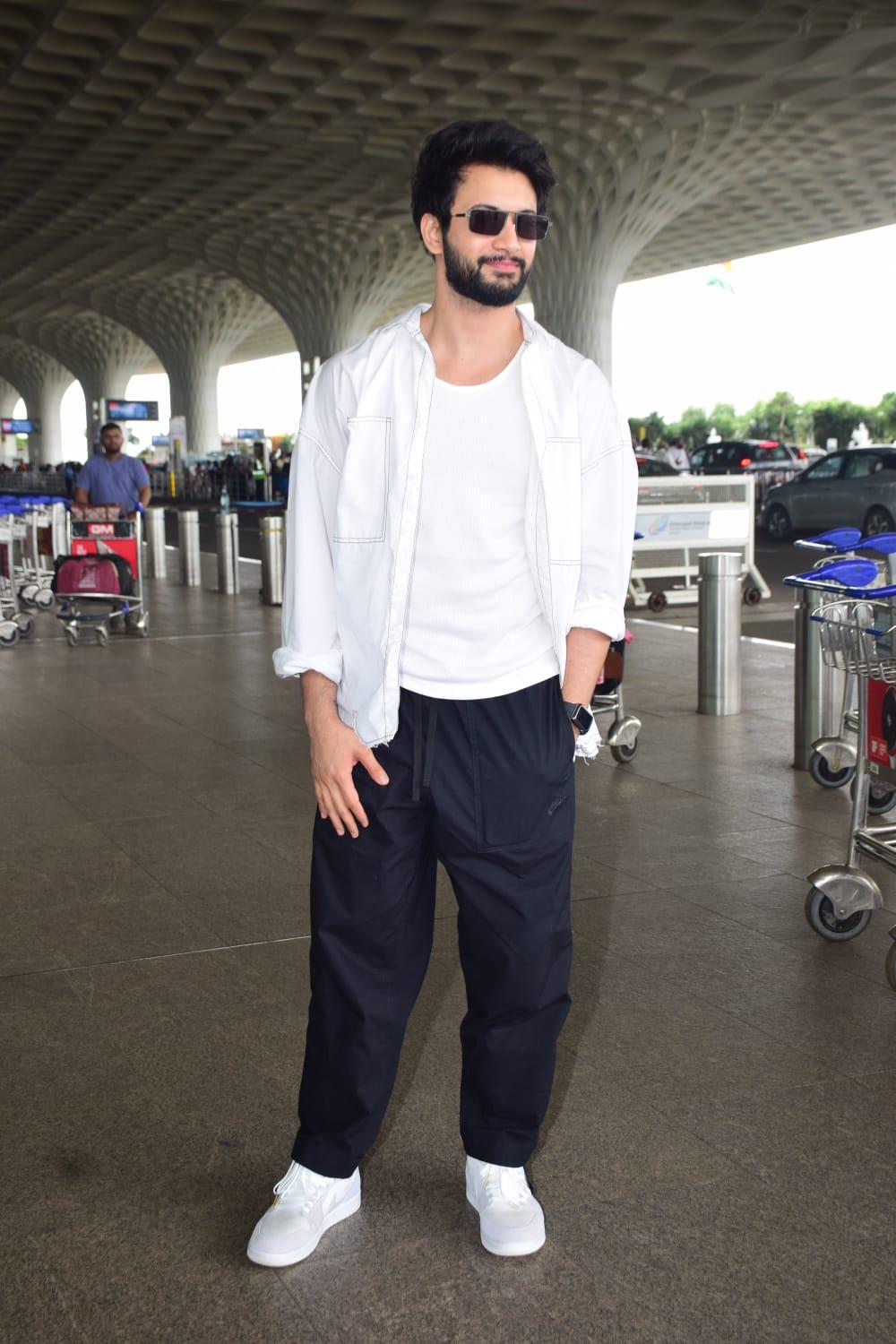 Rohit Saraf looked handsome as ever as he posed for the cameras