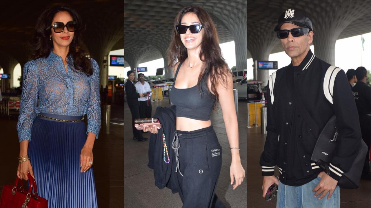 Spotted in the city: Mallika Sherawat, Disha Patani, Karan Johar and others