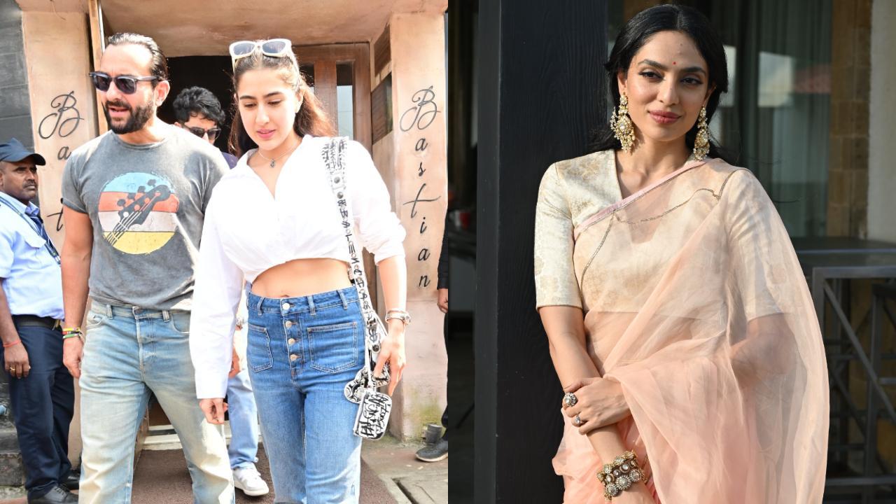 Spotted in the city: Saif Ali Khan, Dia Mirza, Sobhita Dhulipala and others