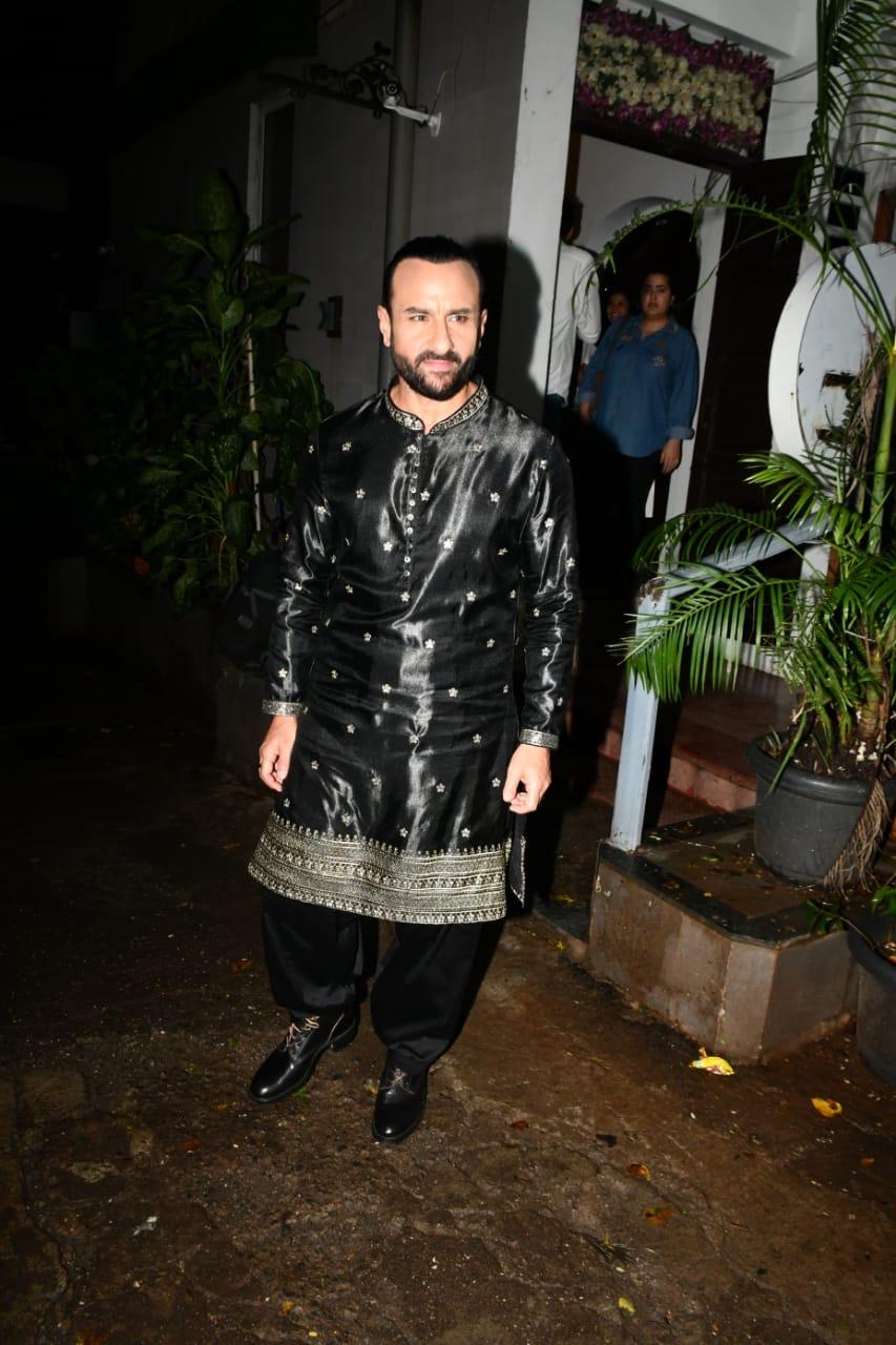 How dapper does Saif Ali Khan look in his elegant dhoti set?