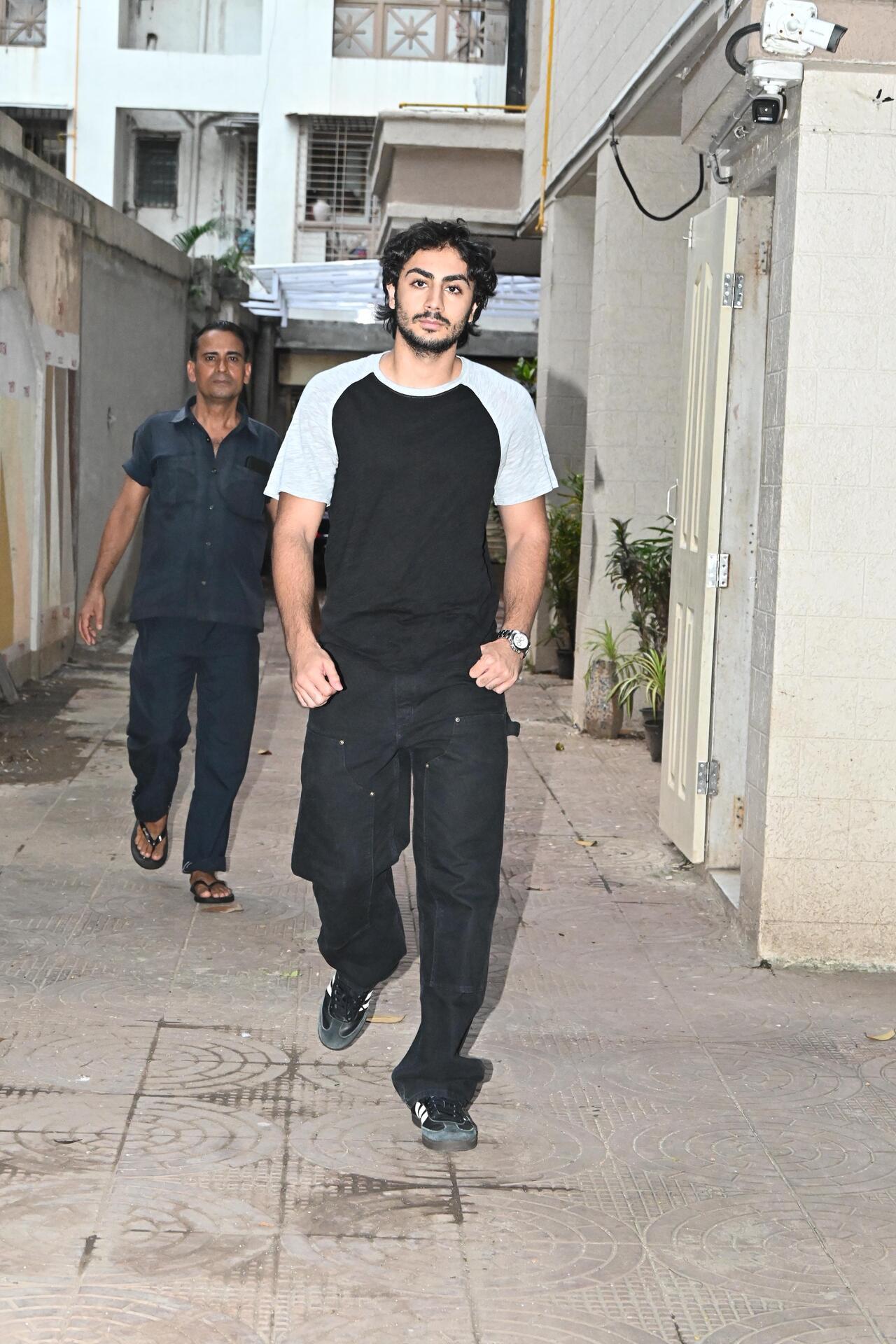 Malaika's son Arhaan Khan was also spotted at the apartment where her stepdad allegedly died by suicide. 