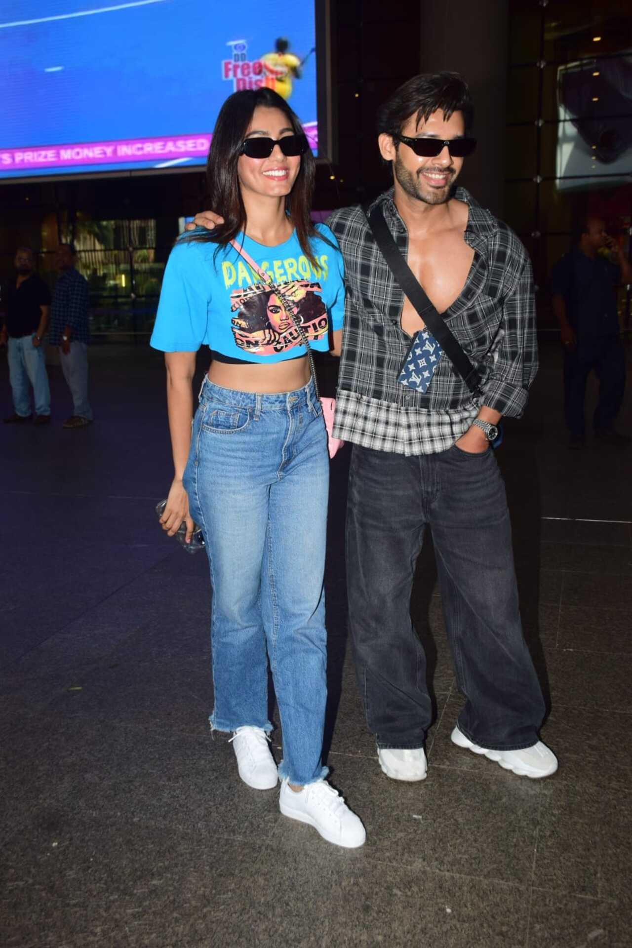 ‘Bigg Boss OTT 3’ winner Sana Makbul was spotted with singer Stebin Ben. 