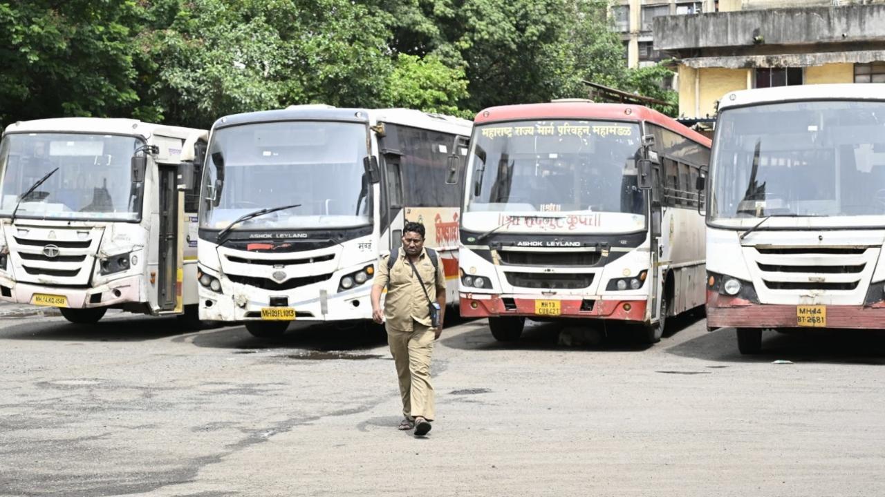 The employees of the MSRTC, which operates one of India’s largest bus fleets, called a strike to press for their pending demands