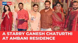 Salman to Madhuri, Bollywood celebs join Ambanis for Ganesh Chaturthi celebration