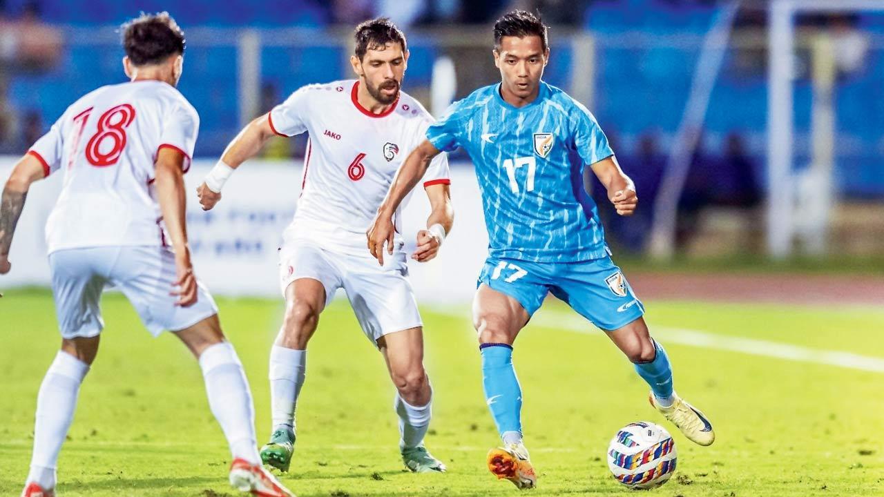 Syria rout india 3-0