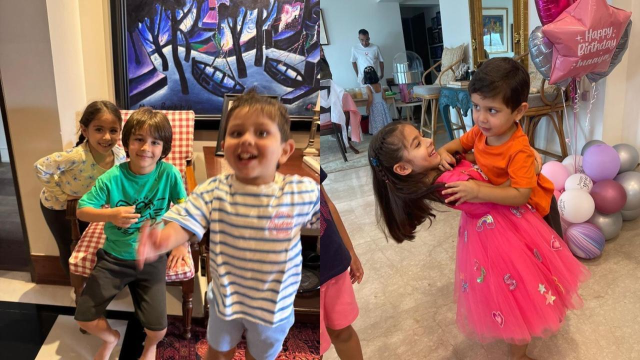 Kareena Kapoor shares unseen pics of Taimur and Jeh with Inaaya