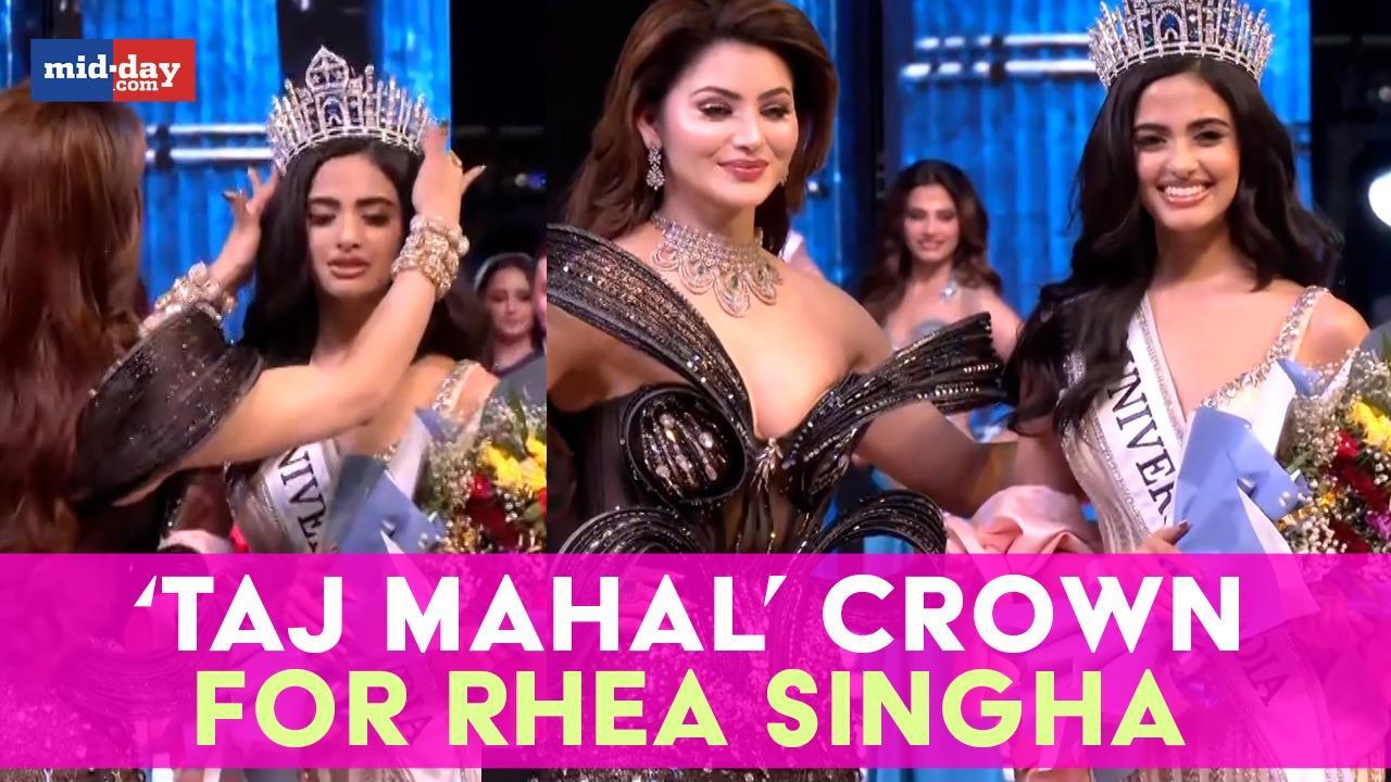 Urvashi Rautela Crowns Rhea Singha as Miss Universe India 2024