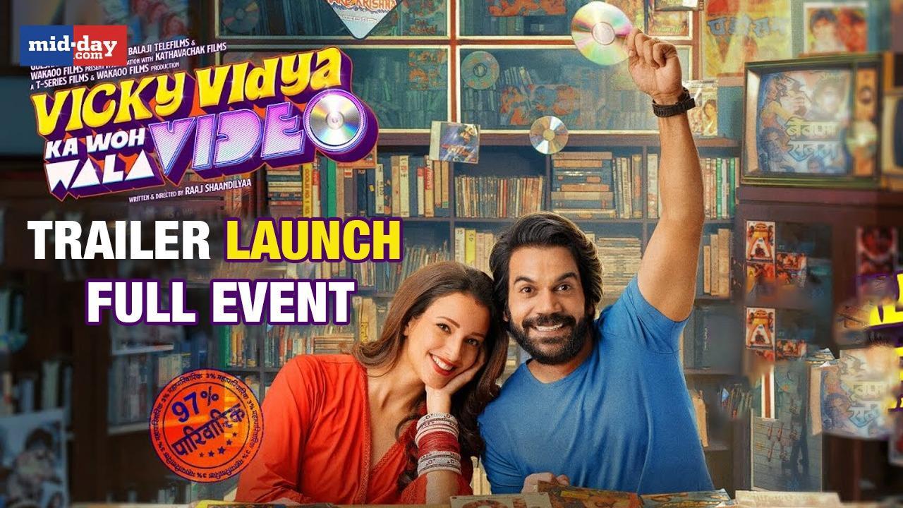 Rajkummar Rao and Triptii Dimri at Vicky Vidya Ka Woh Wala Video Trailer Launch