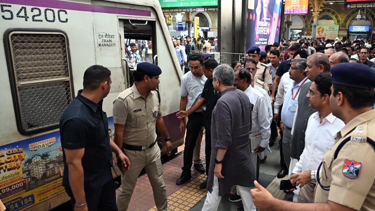 Vaishnaw boarded the suburban train at the Chhatrapati Shivaji Maharaj Terminus in south Mumbai at 2.34 pm and alighted at Bhandup station at 3.18 pm after his 27 km-long journey