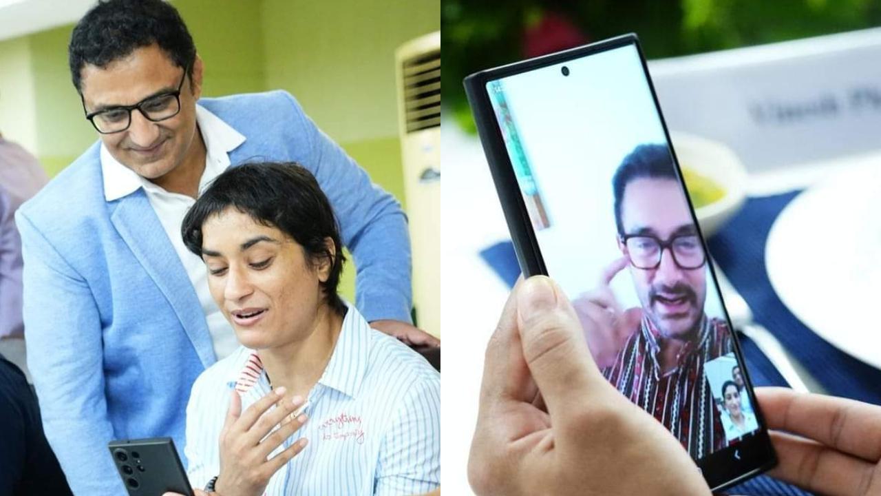 Aamir Khan video calls wrestler Vinesh Phogat, netizens wonder if 'Dangal 2' is on the cards