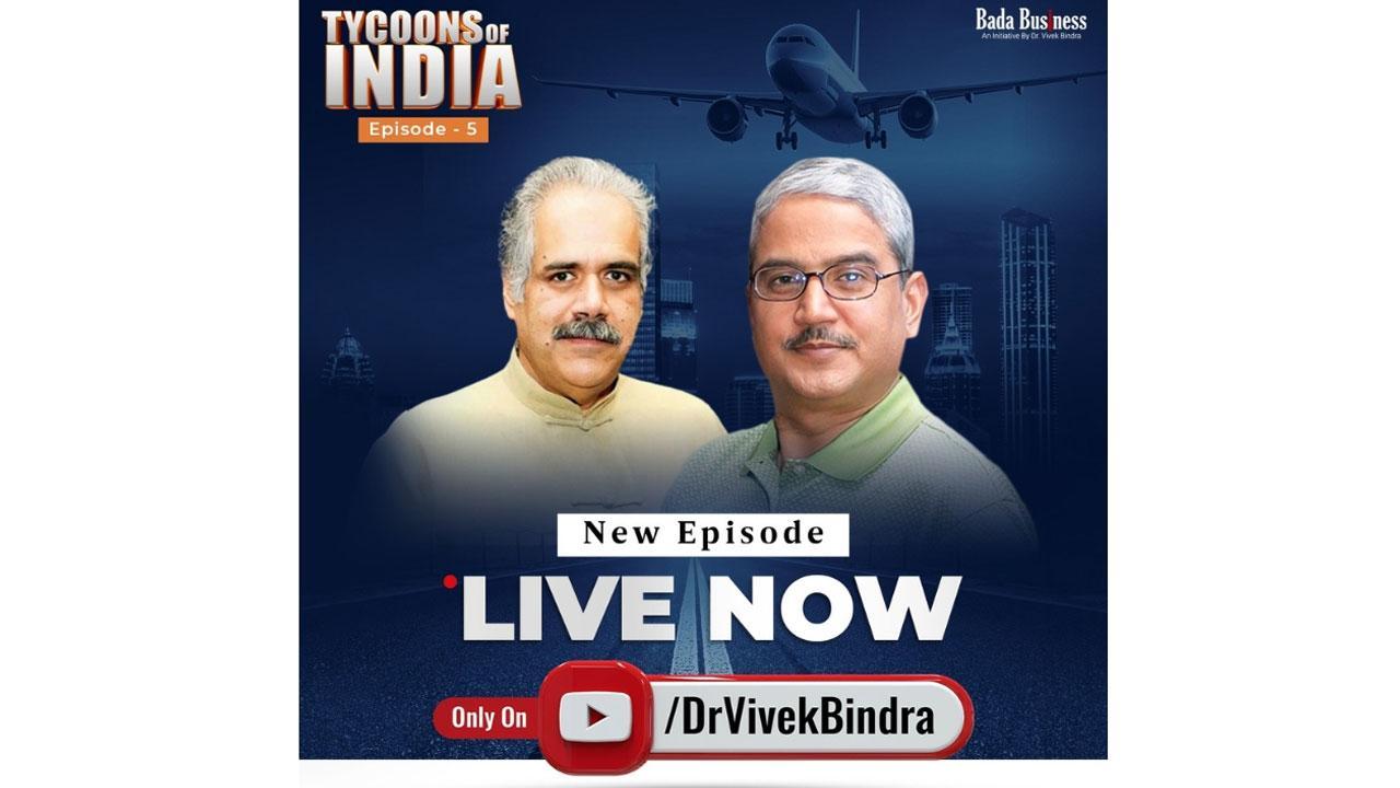Dr Vivek Bindra told how Indigo bought 100 aircrafts at once without any money, this new episode of “Tycoons of India” trended on Twitter