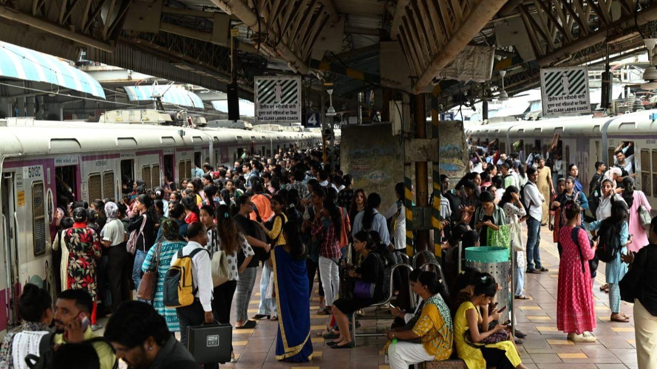 The delays were caused by a precautionary order is in place in the section. The caution order, officials said, is effective in the section of Western Railway where the sixth line work is underway.