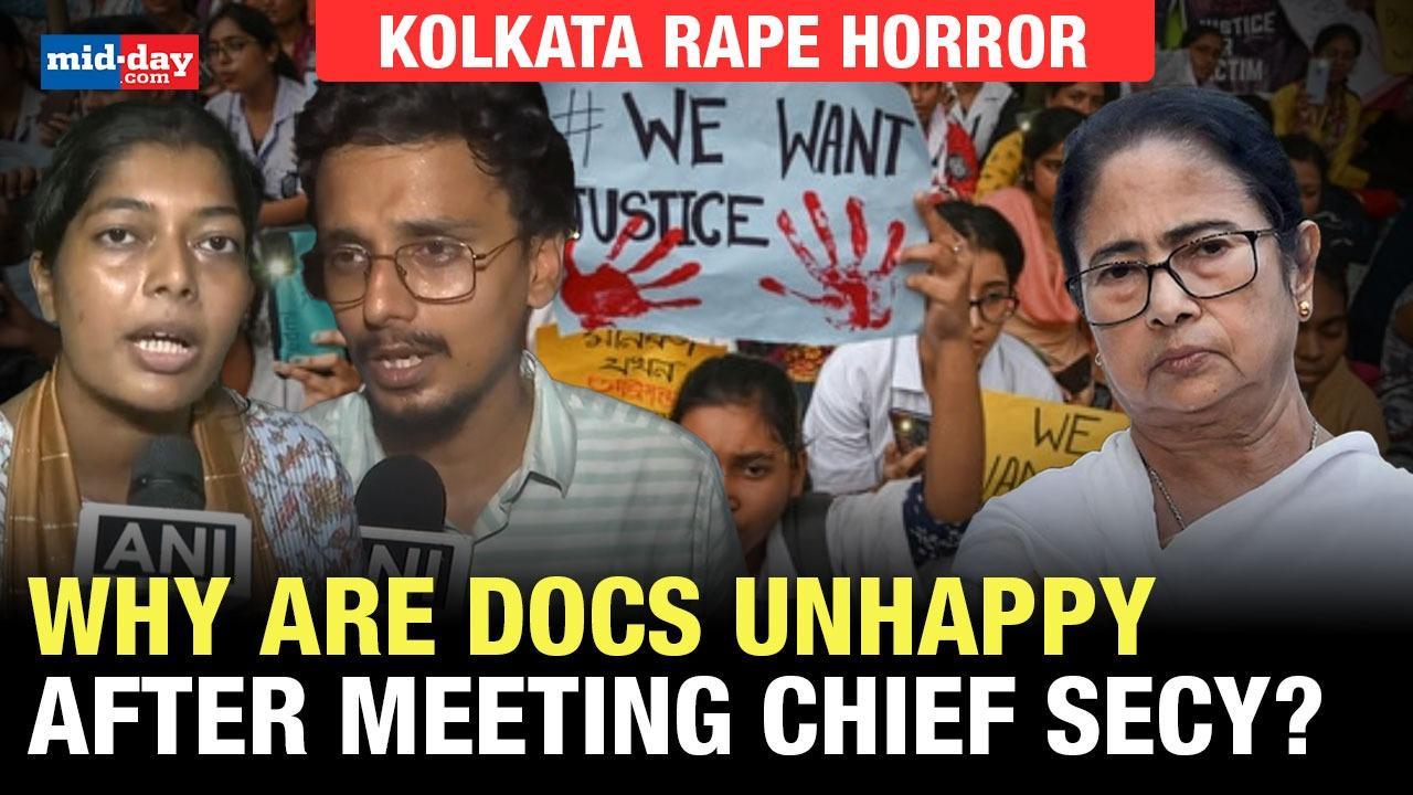 Kolkata rape: Junior doctors 'unsatisfied' after meeting WB's chief secretary
