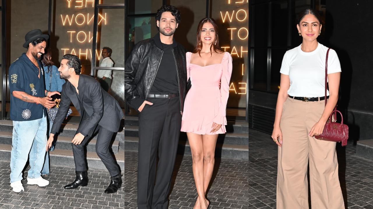 Yudhra screening: Raghav Juyal touches Remo D'Souza's feet