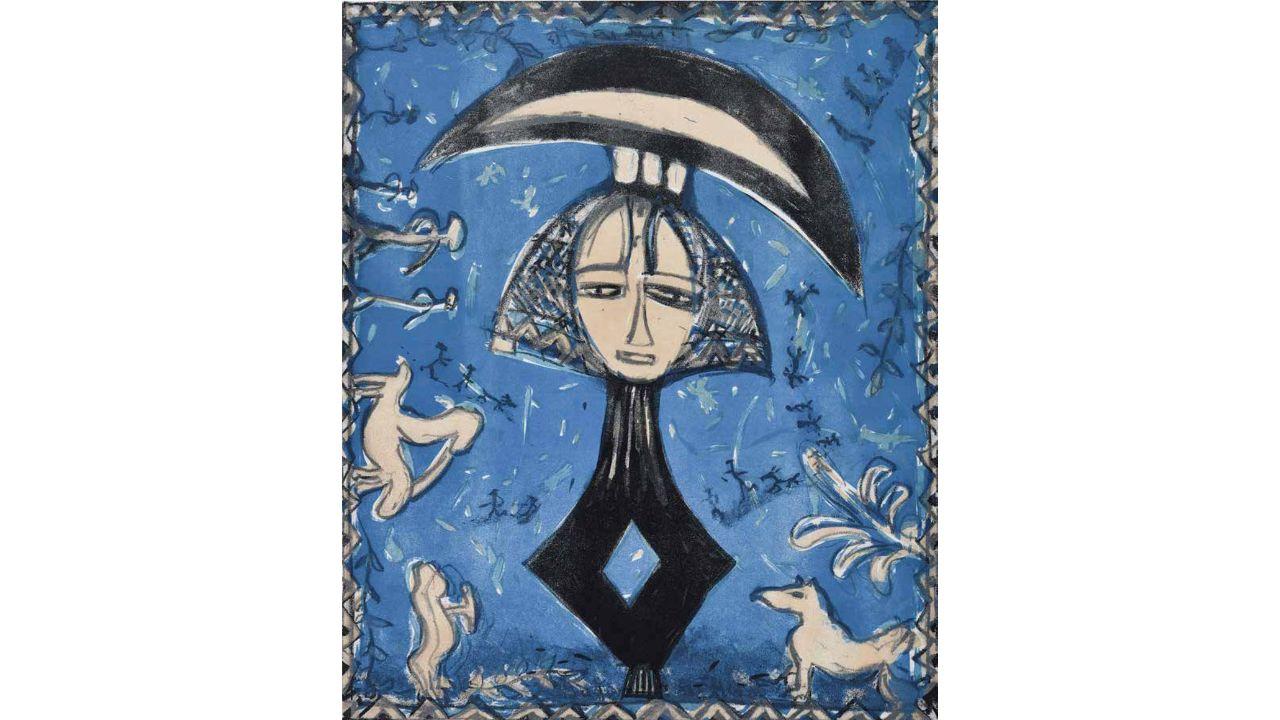 Artwork by Kanchan Chander
Curated by NGMA with Shruti Das serving as deputy curator, the exhibition offers a compelling narrative of the evolution of Indian printmaking through the eyes of its women practitioners
