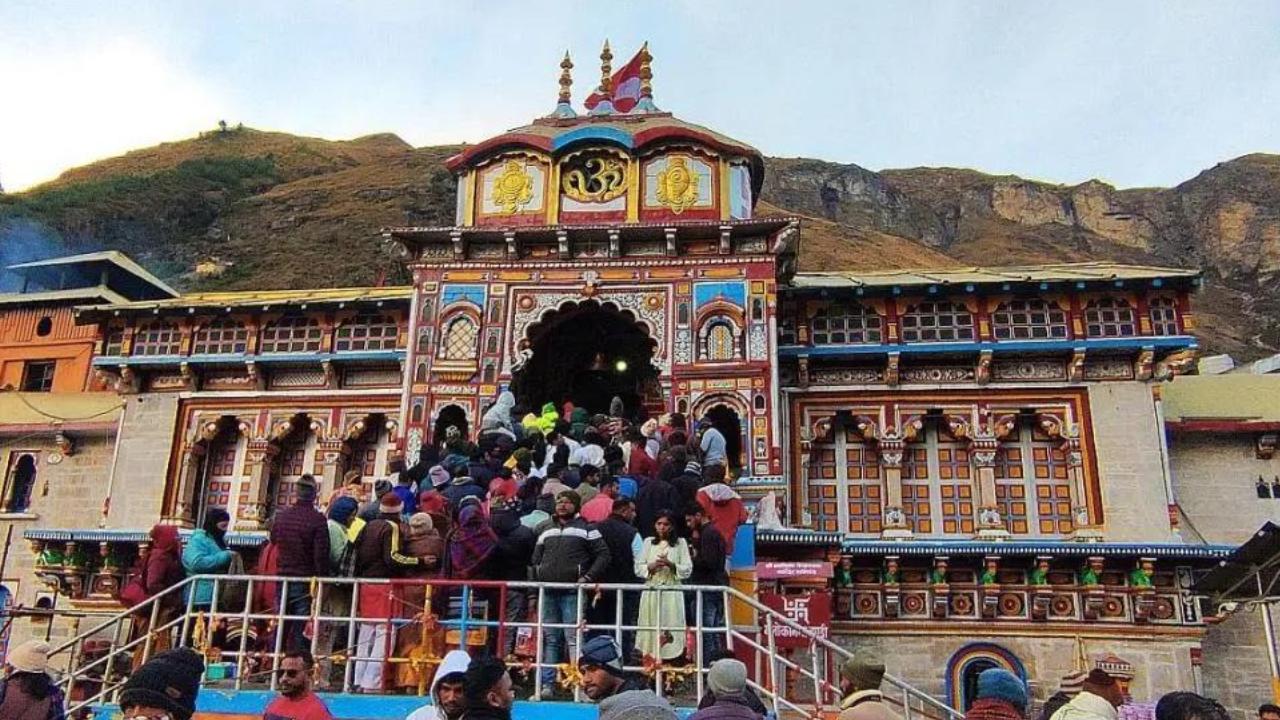 Badrinath temple
Located along the banks of the Alaknanda river, this is the fourth, and the last, temple of the religious journey. It is dedicated to Lord Vishnu and is well-connected by road (File Pic/PTI)
