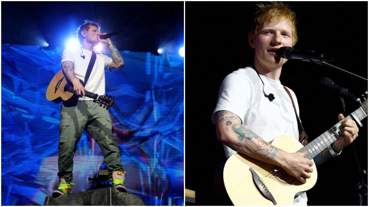 Ed Sheeran, who was a surprise addition to this year's artist line-up, performed his hits at Mojave Tent during the festival on April 19