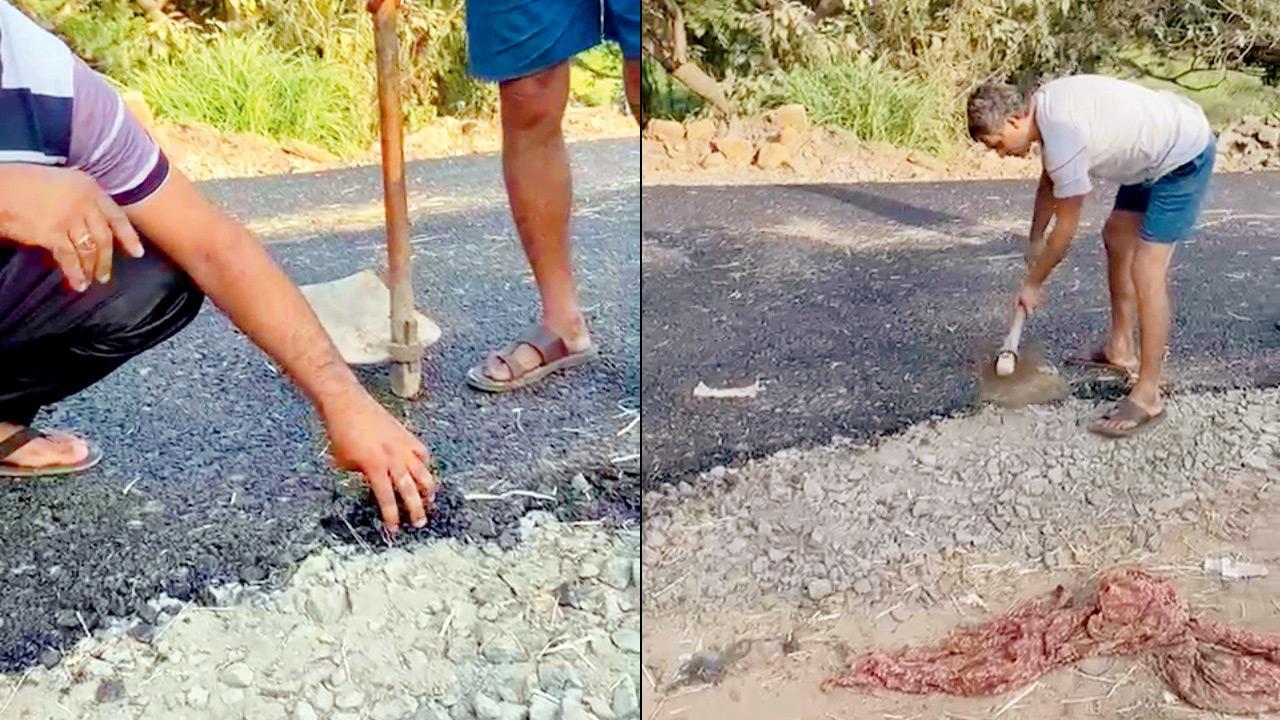 Aarey roads: Locals raise voice over shoddy repairs