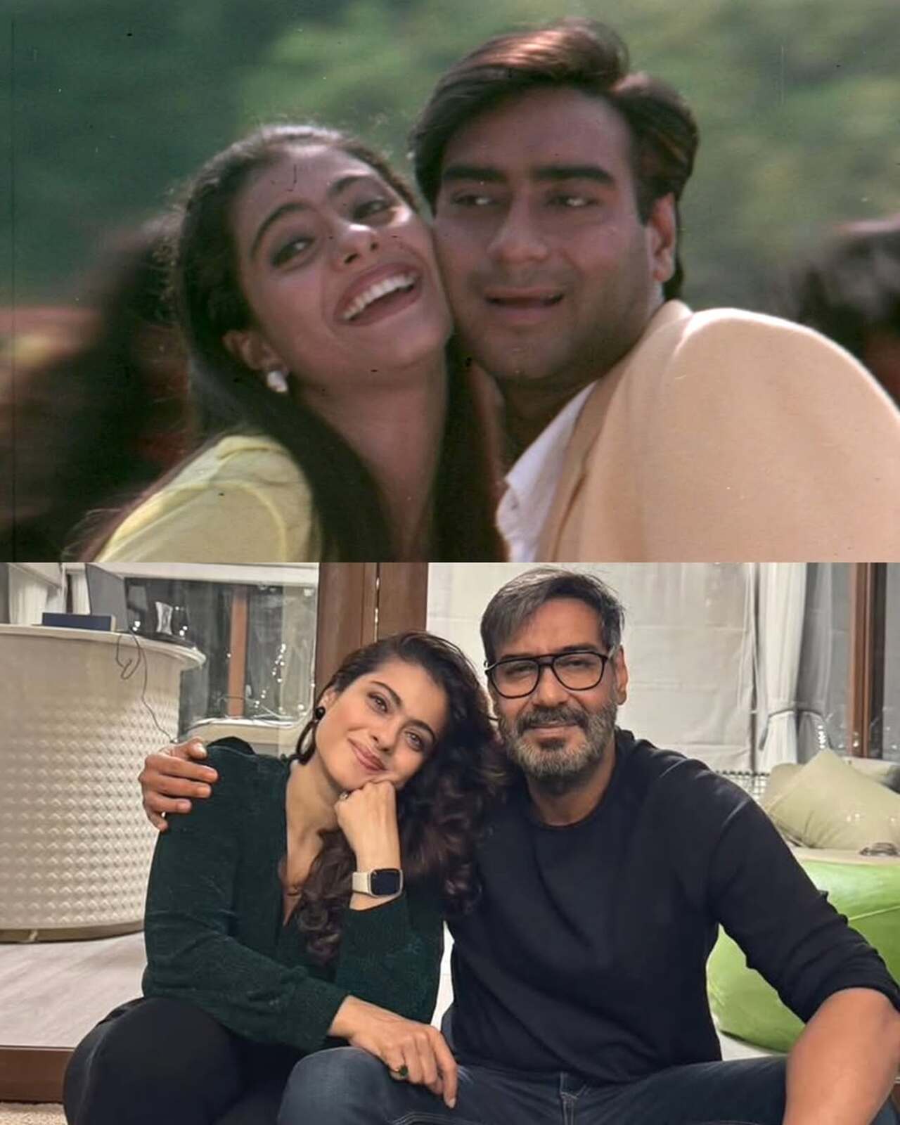 Ishq & Ishq! Ajay celebrated his and Kajol's film Ishq's anniversary and showed his love for his wife
