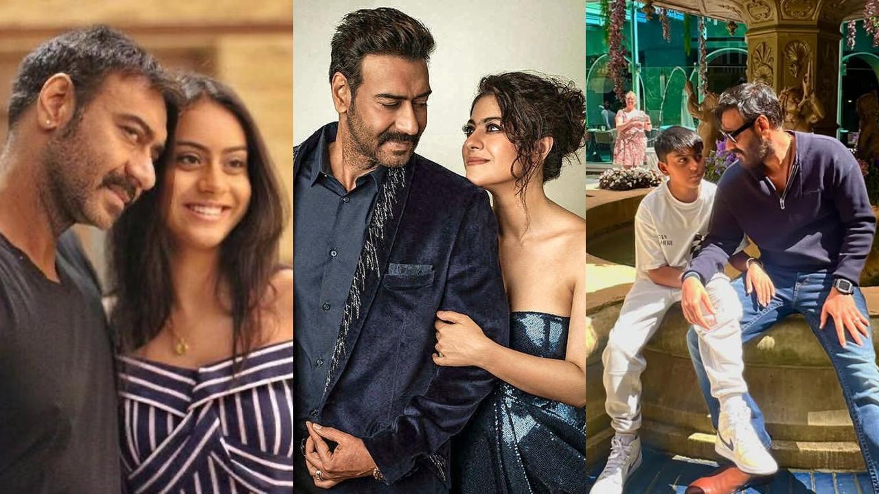 Ajay Devgn's family moments