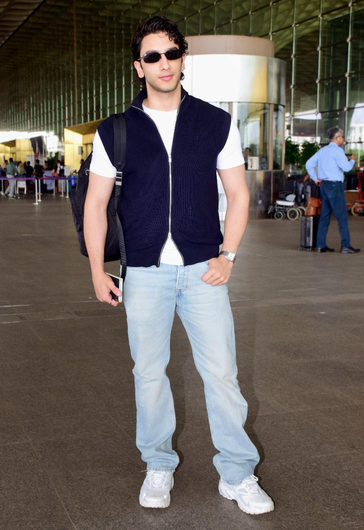 Vedang Raina looked smart wearing a comfy yet stylish look at the airport